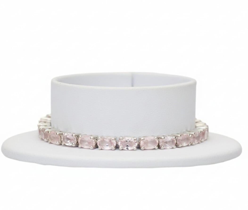 ROSE Q TENNIS BRACELET 6.5''