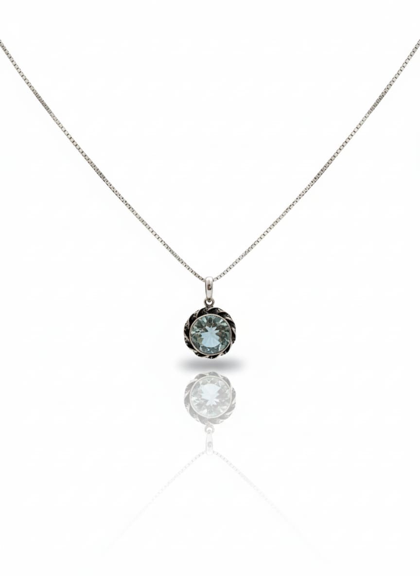 SKY BLUE TOPAZ PENDANT