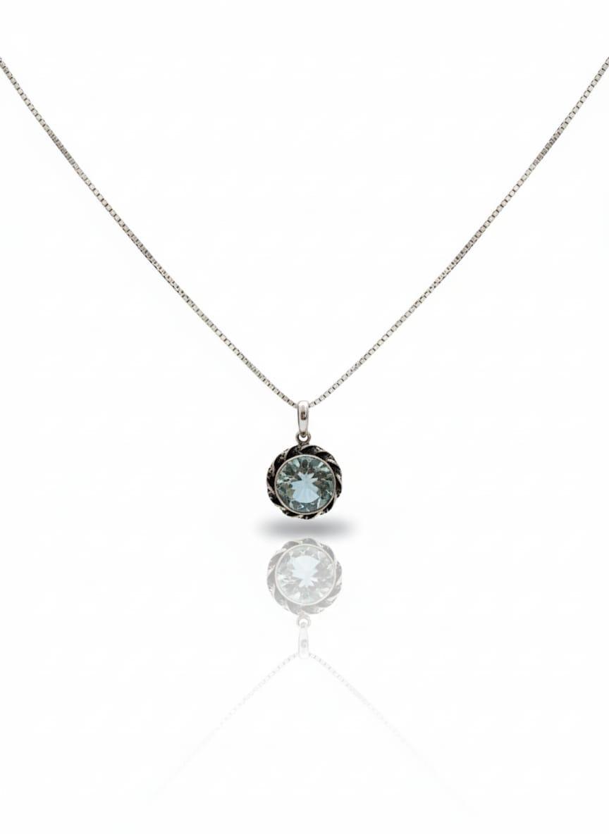 SKY BLUE TOPAZ PENDANT