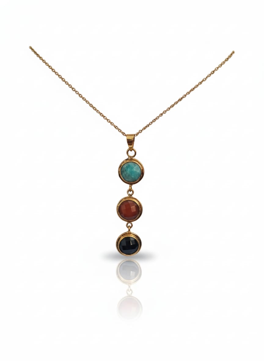 MULTI STONE PENDANT