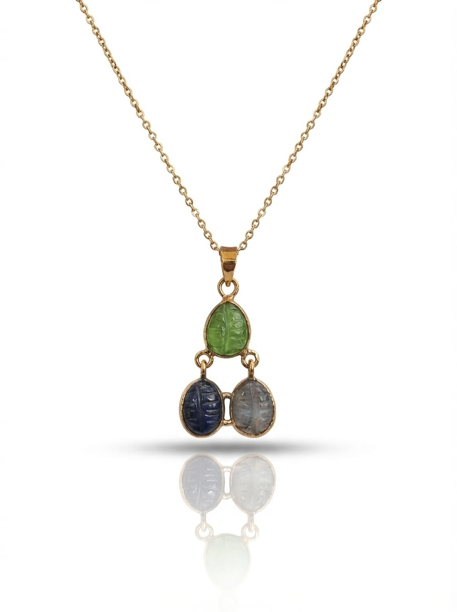 MULTI STONE PENDANT