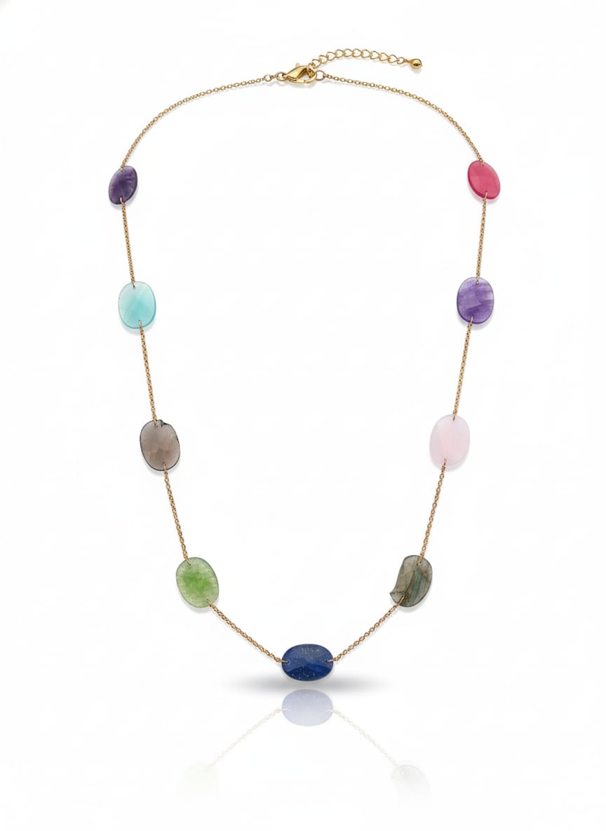 MULTI STONE CHAIN