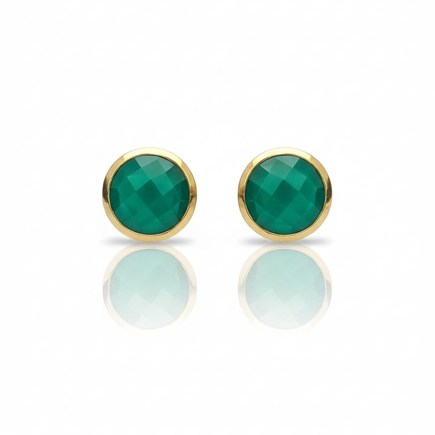 GREEN ONYX EARRING