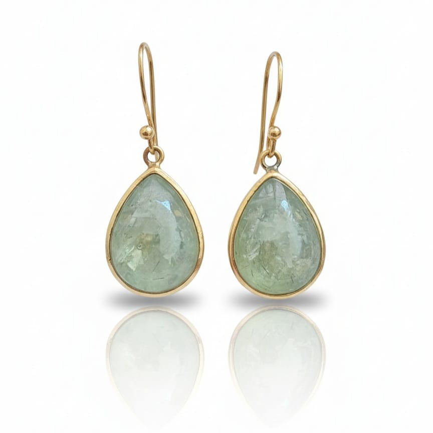 PREHNITE EARRING