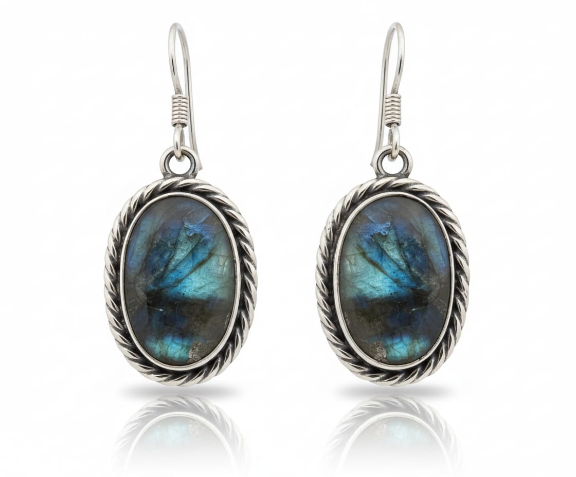 LABRADORITE EARRINGS