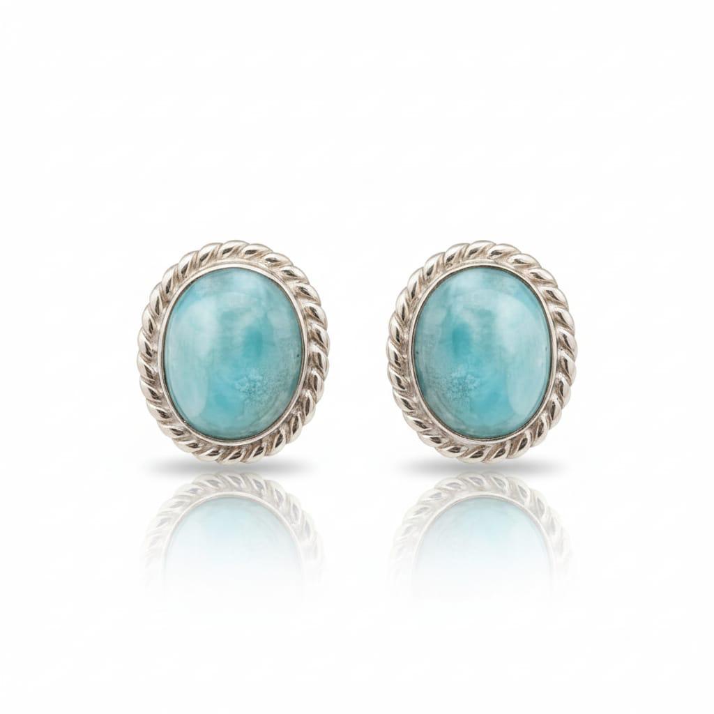 LARIMAR EARRINGS
