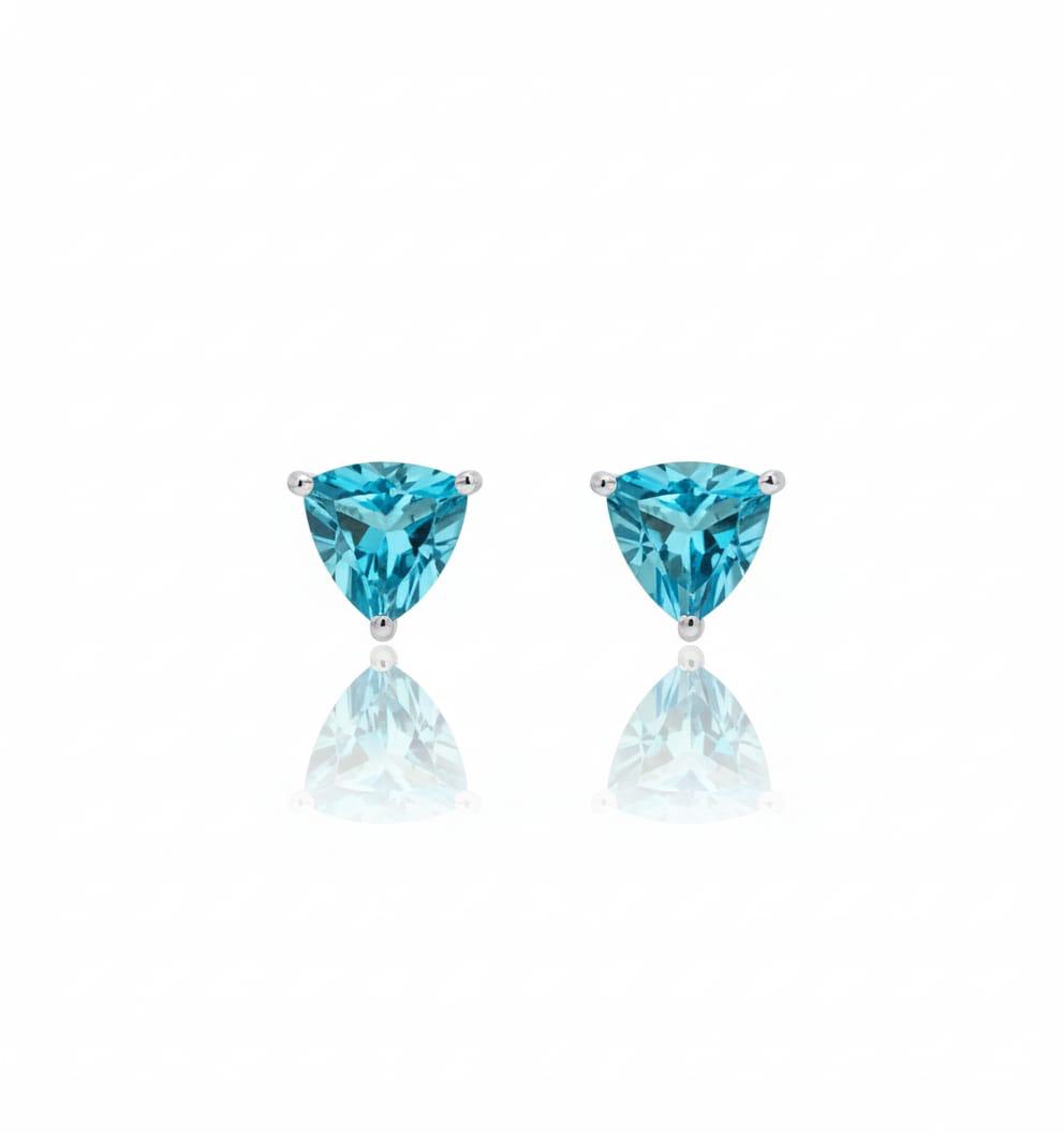 SWISS BLUE TOPAZ EARRINGS