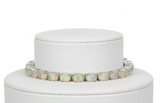 OPAL TENNIS BRACELET 6.5''
