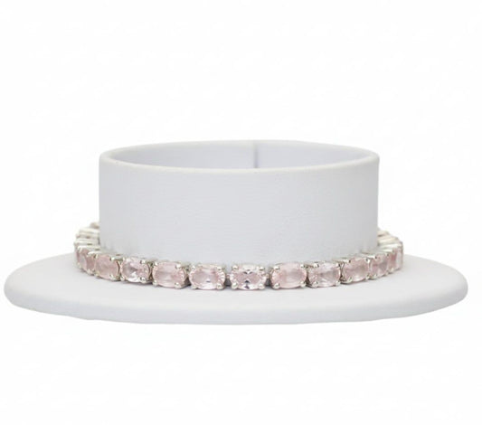 ROSE Q TENNIS BRACELET 6.5''