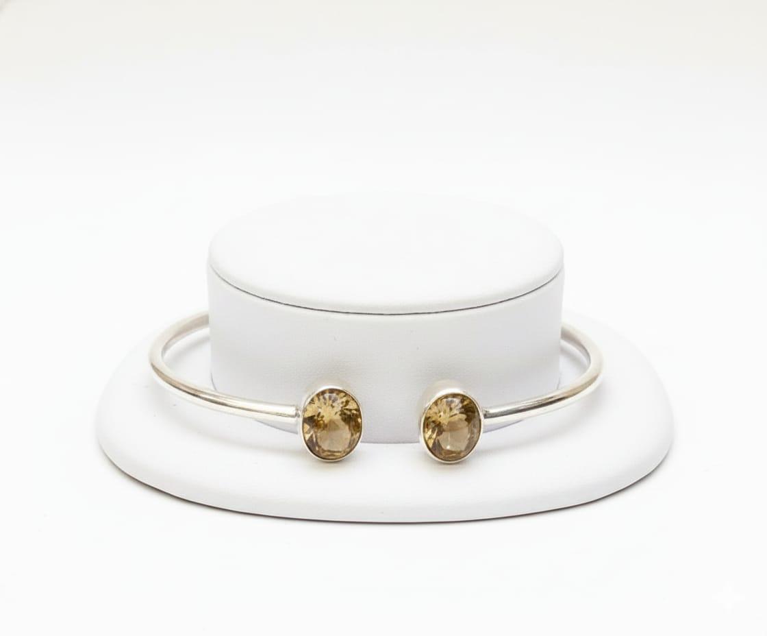 CITRINE OPEN BANGLE