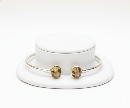 CITRINE OPEN BANGLE