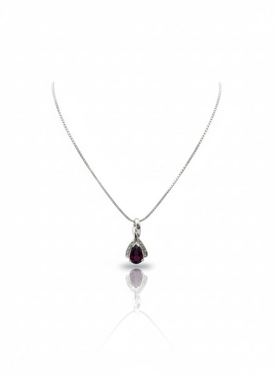RHODOLITE PENDANT