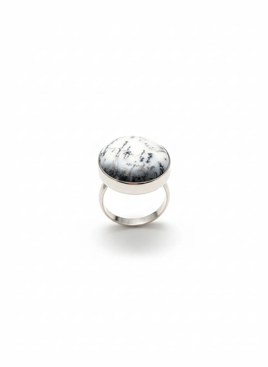 DENDRITE OPAL RING
