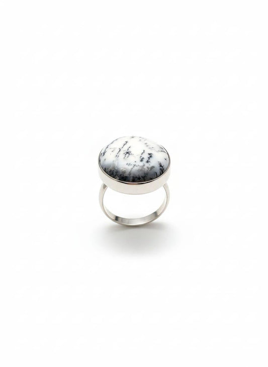 DENDRITE OPAL RING