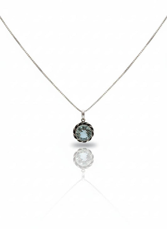 SKY BLUE TOPAZ PENDANT