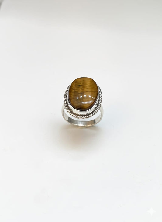 TIGER EYE RING
