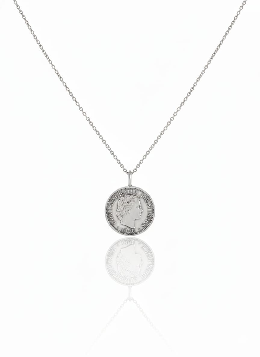 SILVER COIN 20 PENDANT