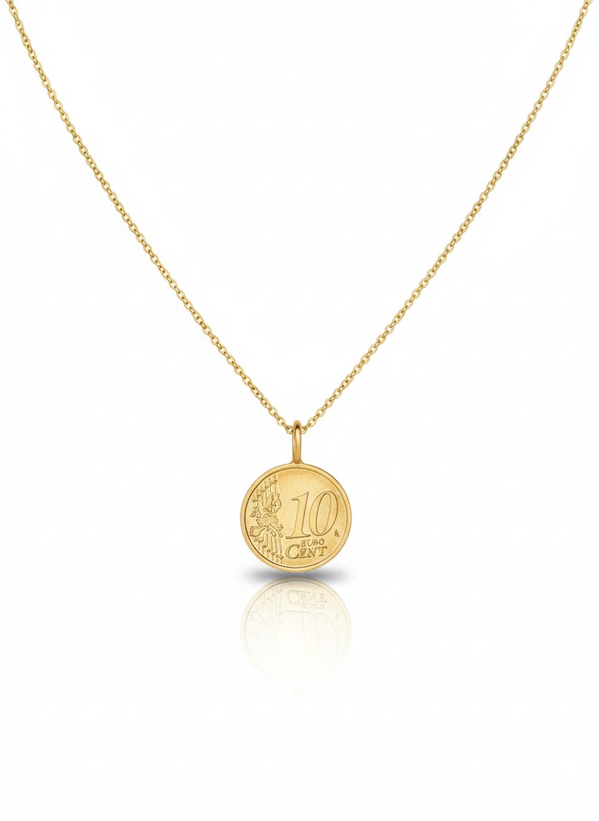 GOLDEN COIN 10 PENDANT