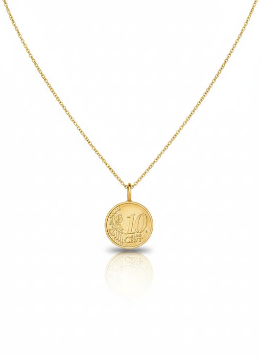 GOLDEN COIN 10 PENDANT