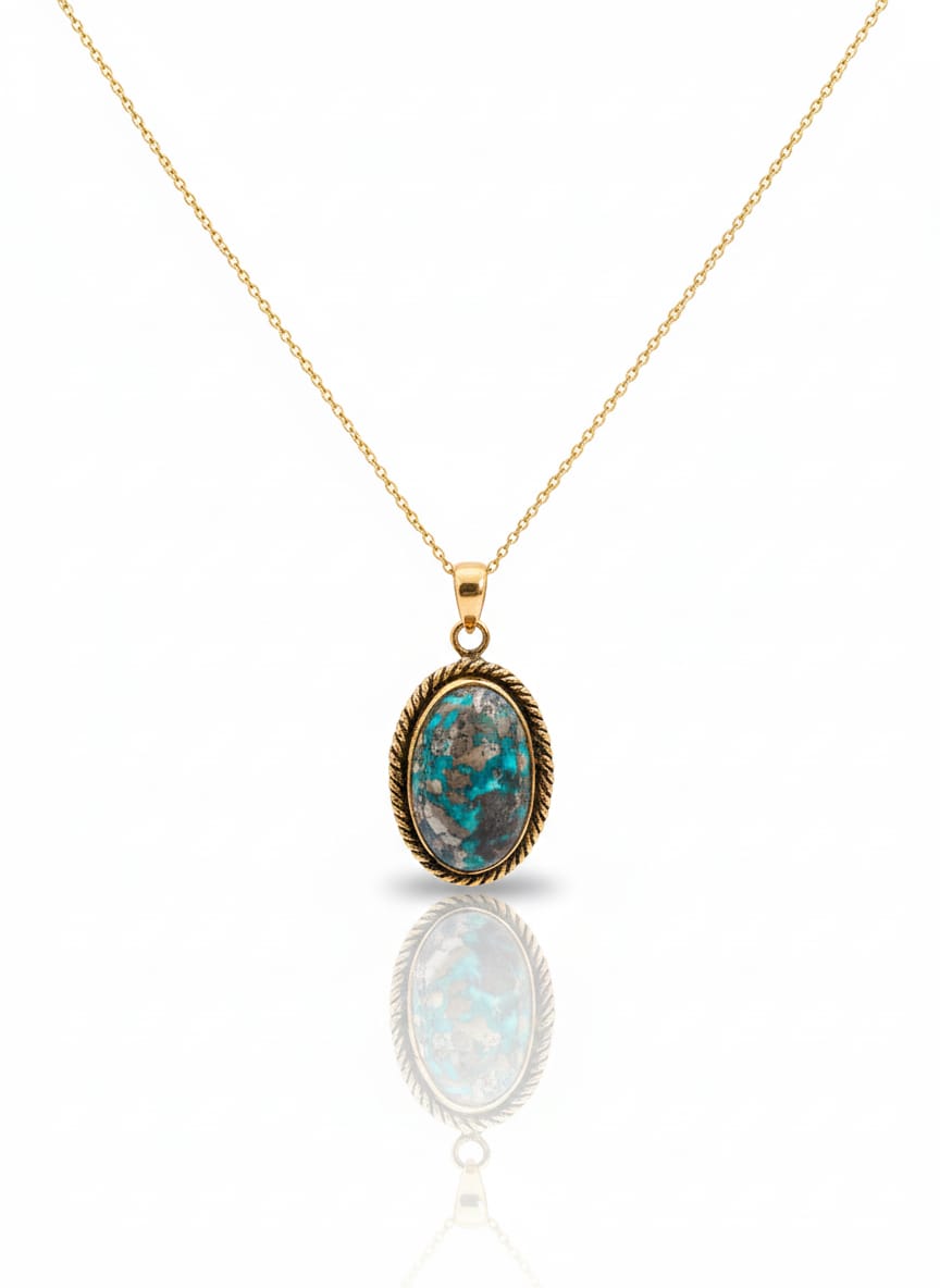 TIBETAN TURQUOISE PENDANT