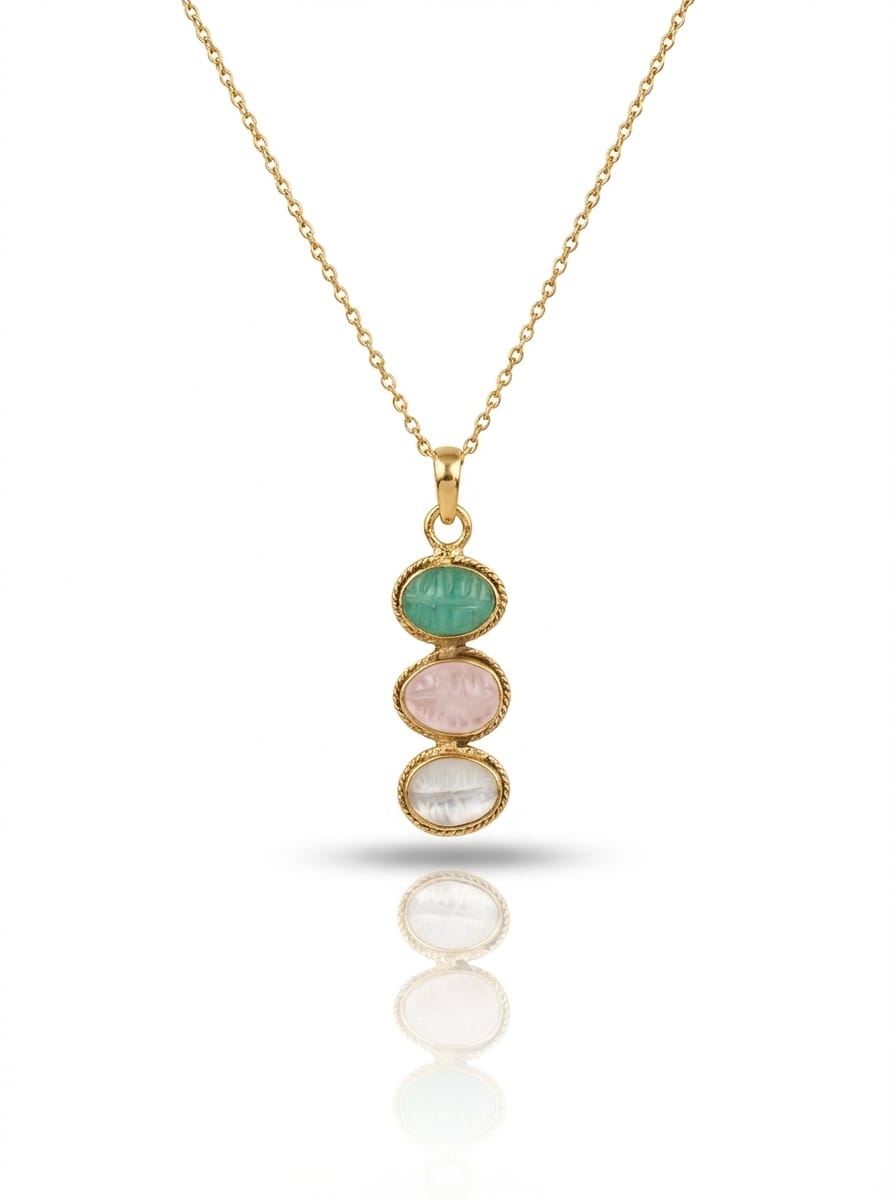MULTI STONE PENDANT