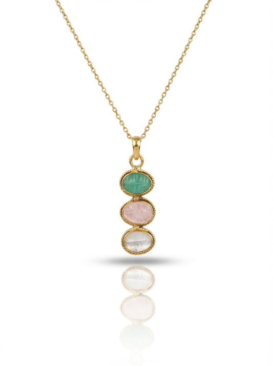 MULTI STONE PENDANT