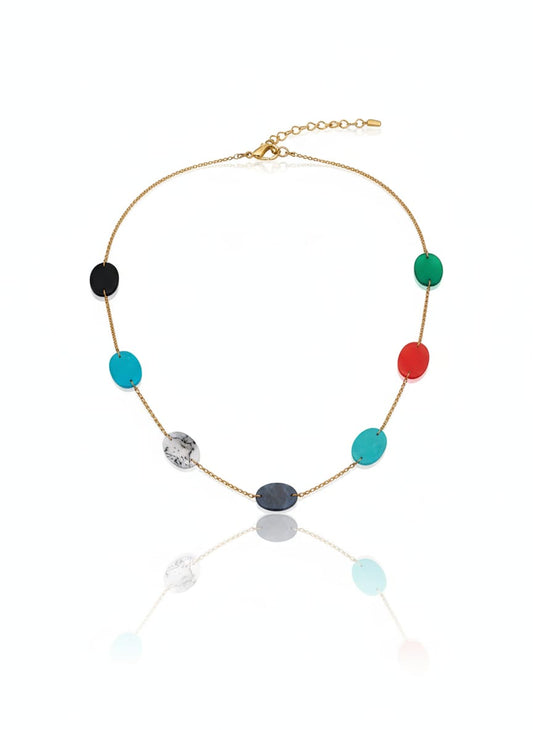 MULTI STONE CHAIN