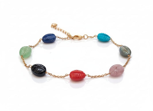 MULTI STONE CHAIN