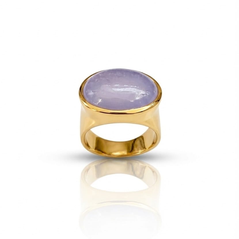 NATURAL CALCITE RING
