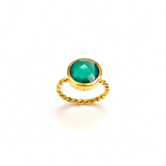 GREEN ONYX RING