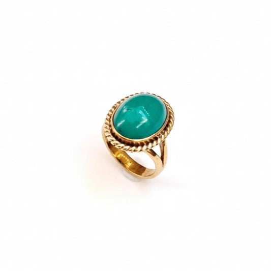 GREEN ONYX RING