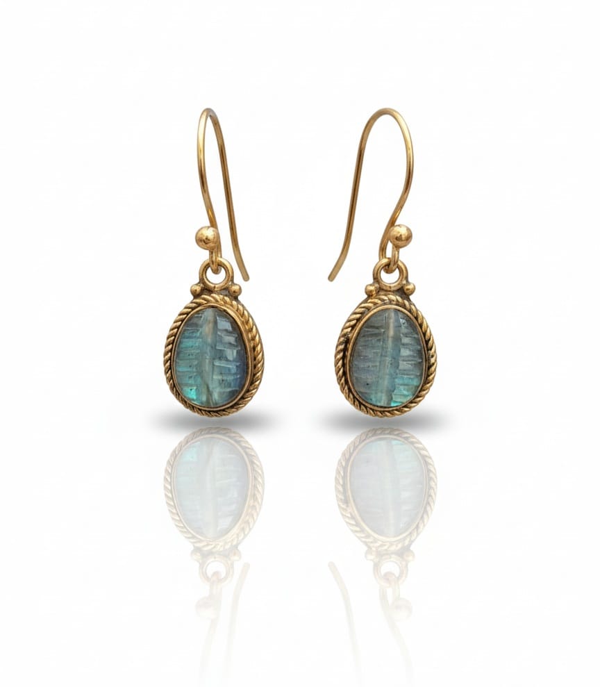 LABRADORITE EARRING