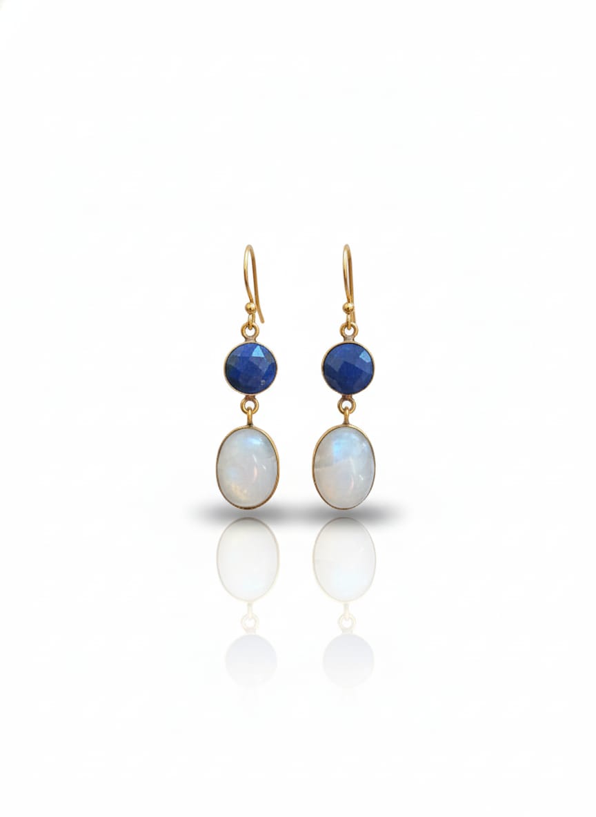 LAPIS+RAINBOW EARRING