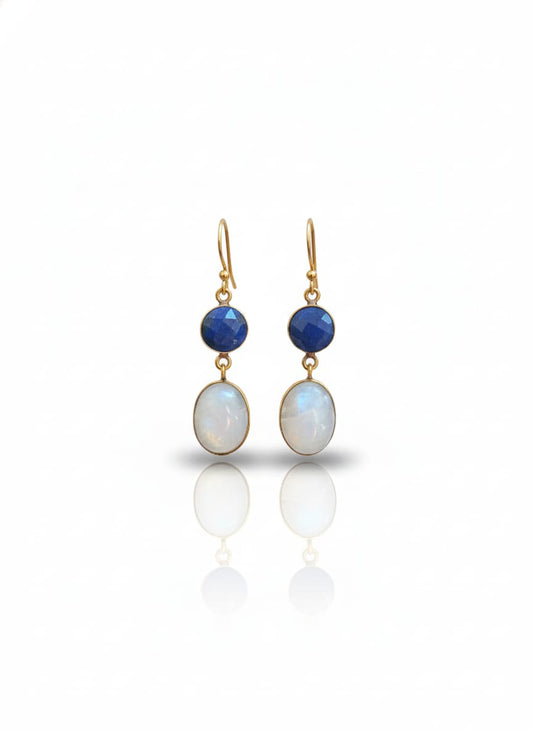 LAPIS+RAINBOW EARRING