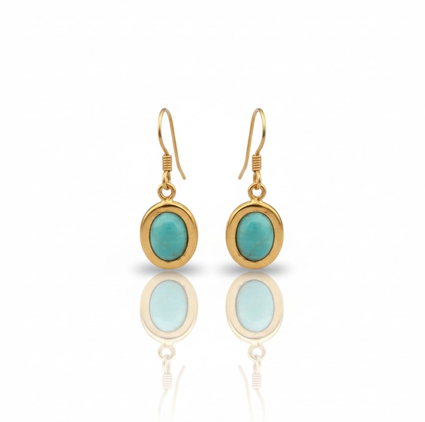 LARIMAR EARRING