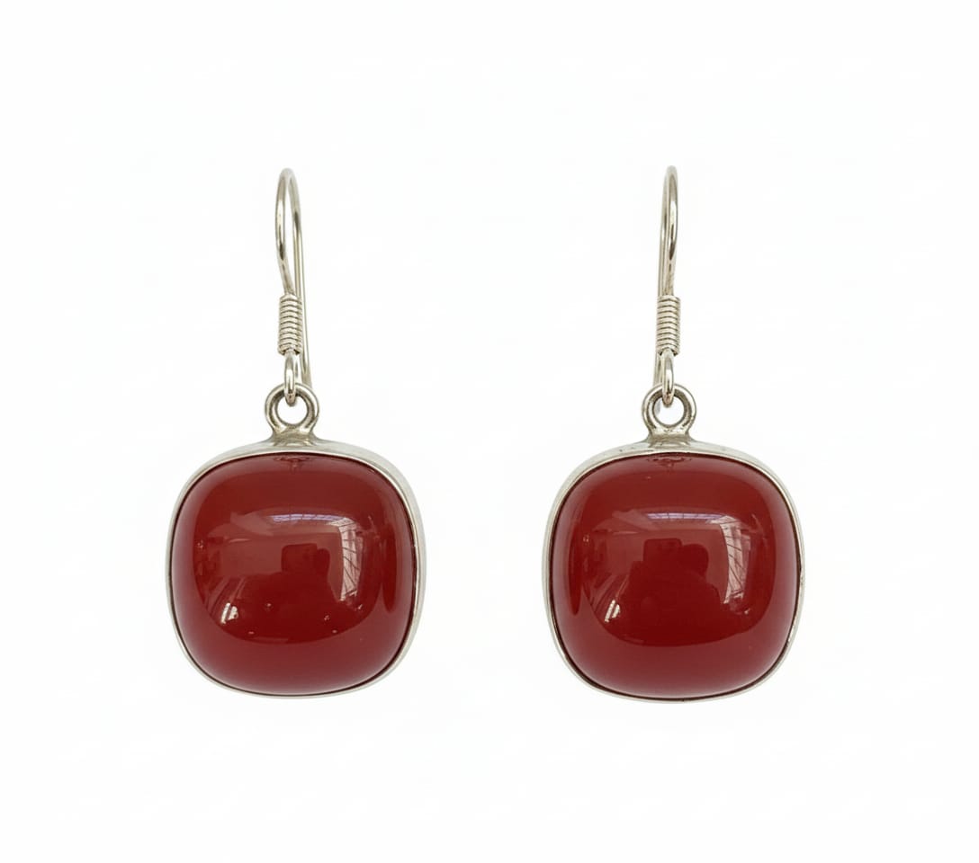 ORANGE CALCITE EARRINGS