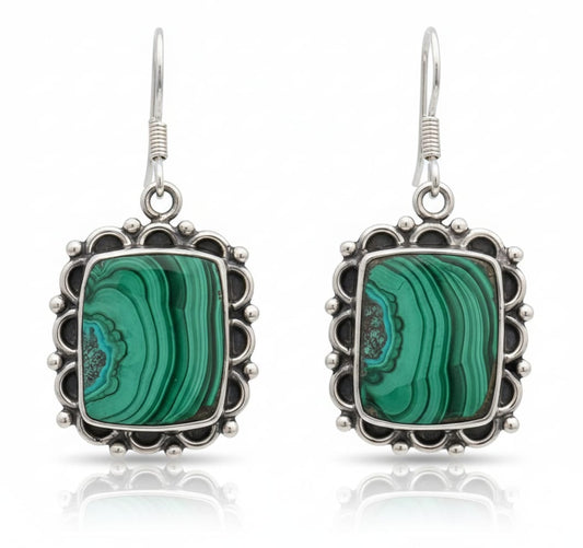 MALACHITE EARRINGS