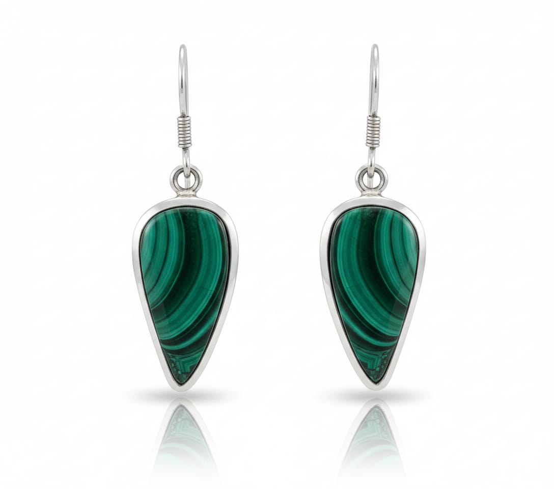 MALACHITE EARRINGS