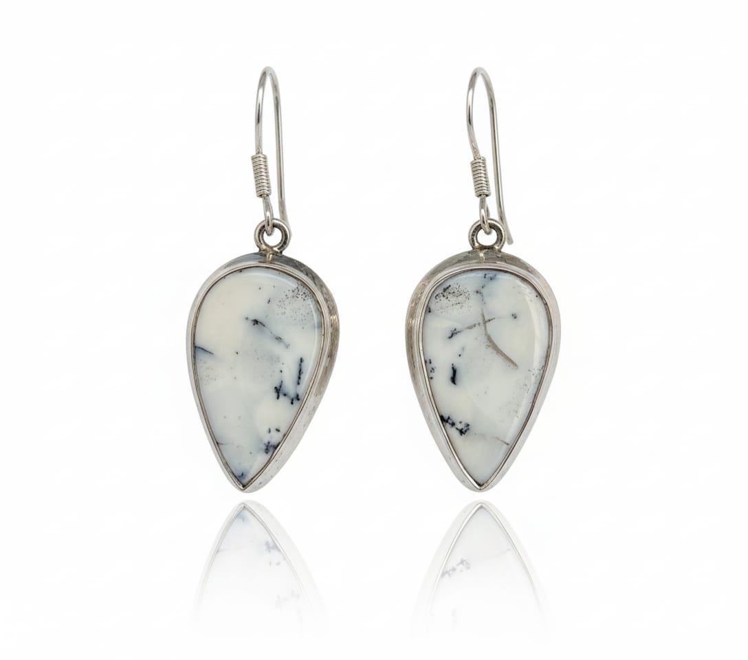 DENDRITE OPAL EARRINGS