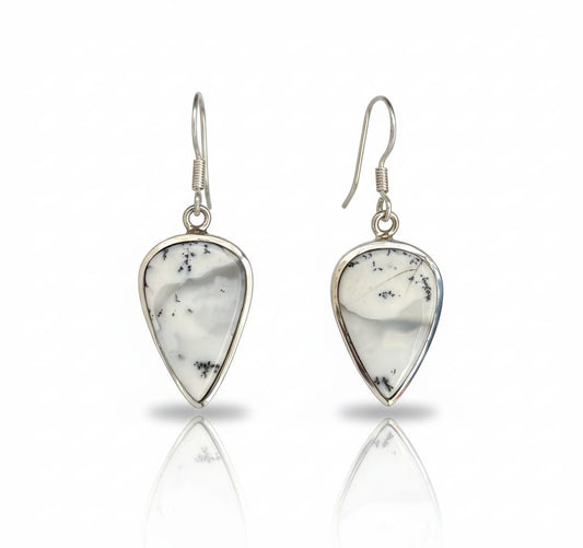 DENDRITE OPAL EARRINGS
