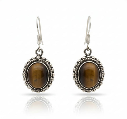 TIGER EYE EARRINGS