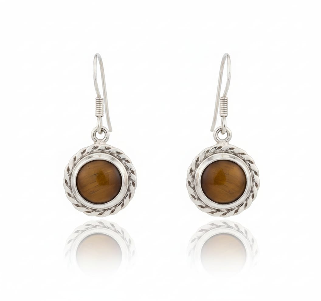 TIGER EYE EARRINGS