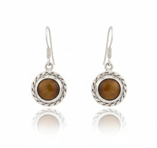 TIGER EYE EARRINGS