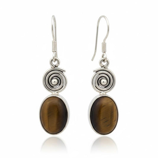 TIGER EYE EARRINGS
