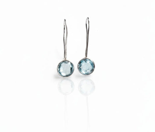 SKY BLUE TOPAZ EARRINGS