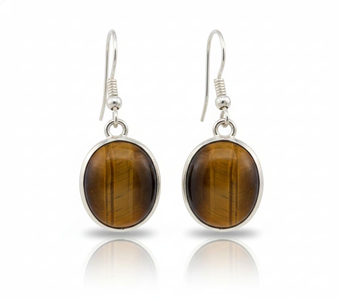 TIGER EYE EARRINGS