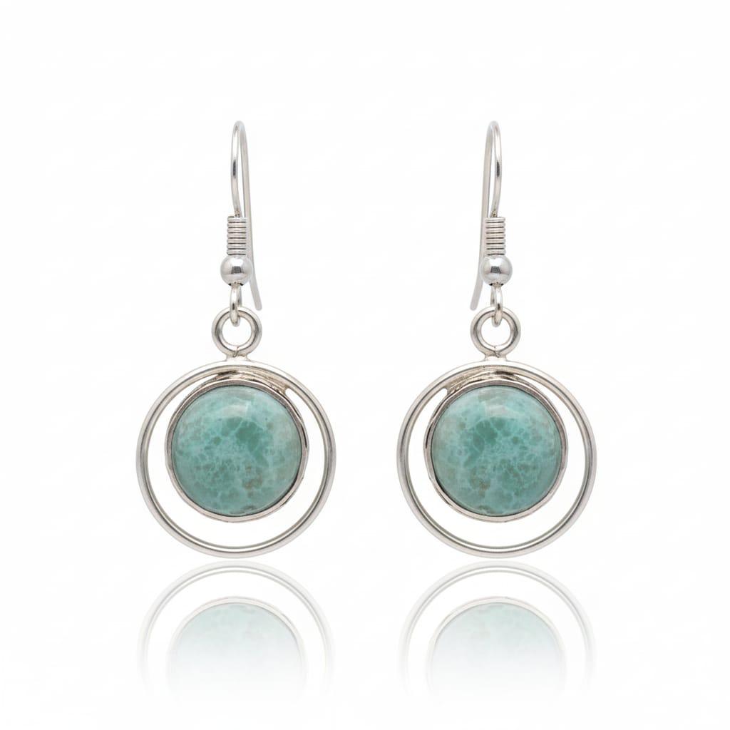 LARIMAR EARRINGS