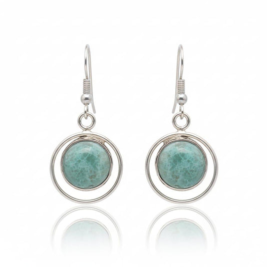 LARIMAR EARRINGS