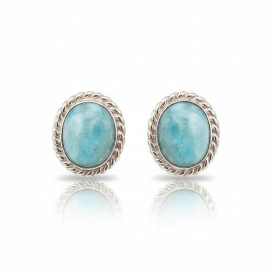 LARIMAR EARRINGS