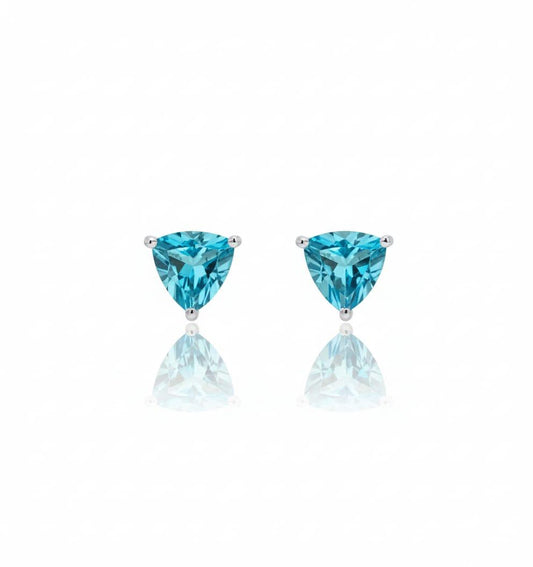 SWISS BLUE TOPAZ EARRINGS